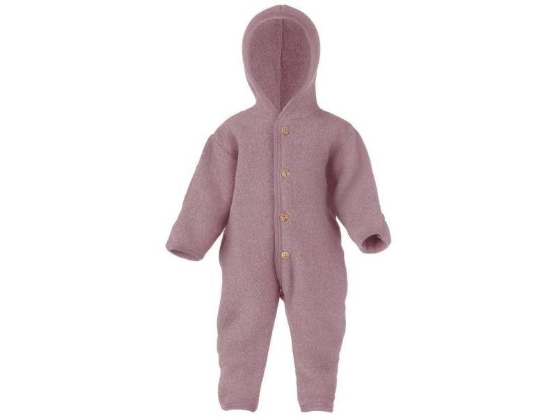 Engel Naturkleidung Overall (1-tlg) Baby Fleece Overall mit Kapuze aus Bio Merinoschurwolle von Engel Naturkleidung