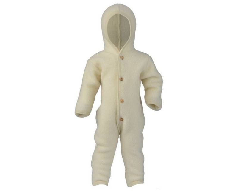 Engel Naturkleidung Overall (1-tlg) Baby Fleece Overall mit Kapuze aus Bio Merinoschurwolle von Engel Naturkleidung
