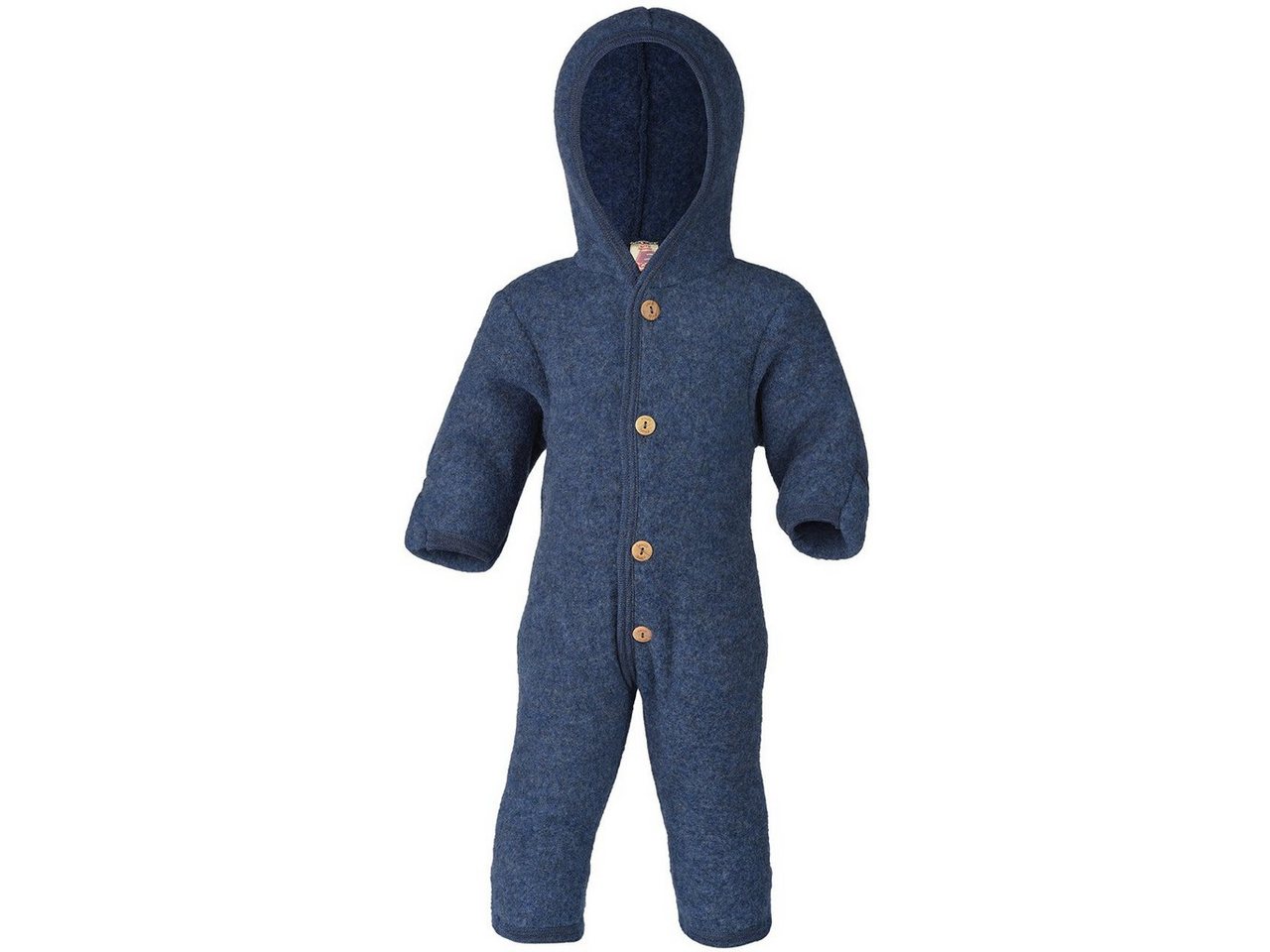 Engel Naturkleidung Overall (1-tlg) Baby Fleece Overall mit Kapuze aus Bio Merinoschurwolle von Engel Naturkleidung