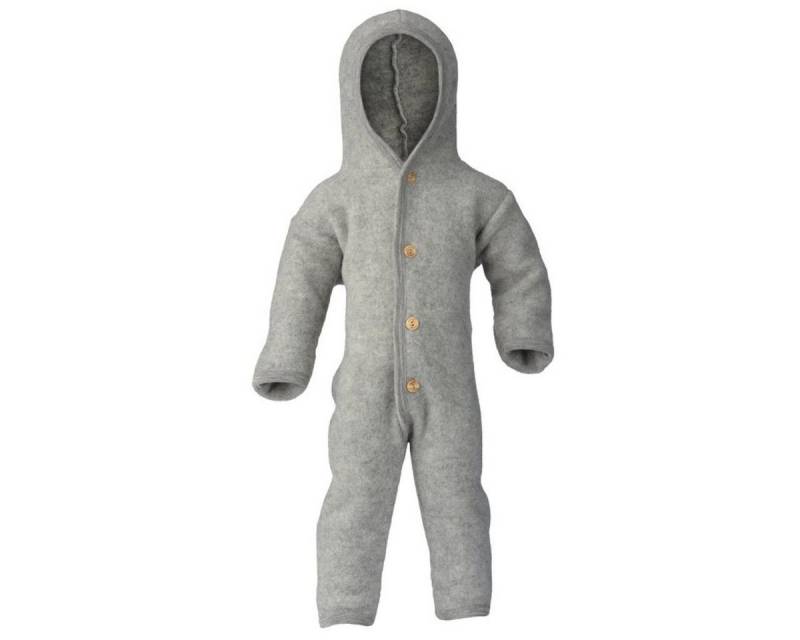 Engel Naturkleidung Overall (1-tlg) Baby Fleece Overall mit Kapuze aus Bio Merinoschurwolle von Engel Naturkleidung