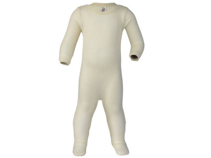 Engel Naturkleidung Schlafanzug (1 tlg) Baby Schlafanzug aus Bio Merinoschurwolle / Seide von Engel Naturkleidung
