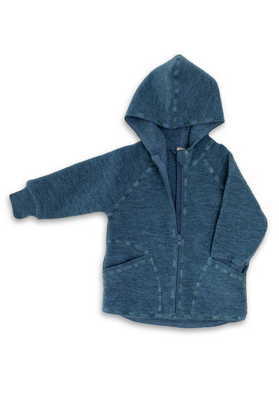 Engel Natur Baby und Kinder Walk-Jacke mit Kapuze Bio-Wolle von Engel natur