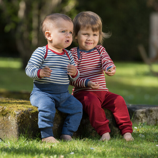 Engel natur Baby / Kinder Body Langarm Schurwolle kbT von Engel natur