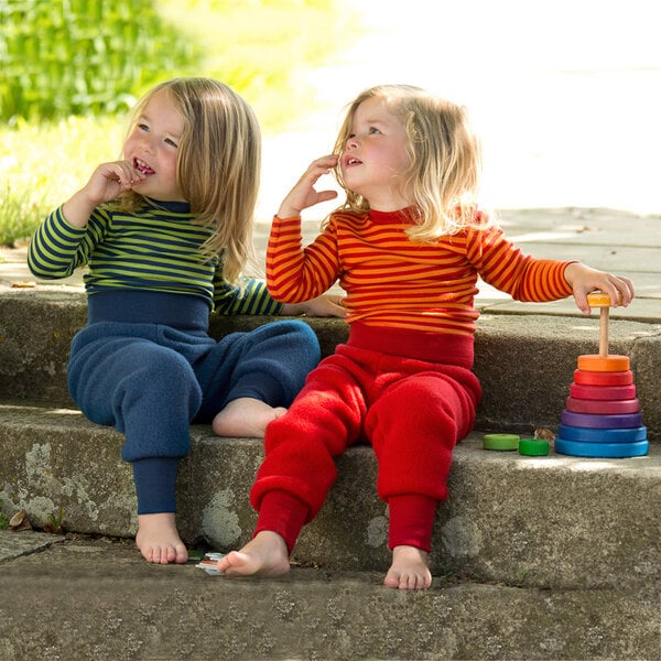 Engel natur Baby Hose lang mit Nabelbund Schurwolle kbT von Engel natur