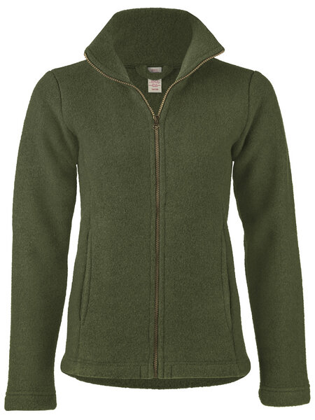 Engel natur Damen Fleece-Jacke tailliert Bio-Schurwolle von Engel natur