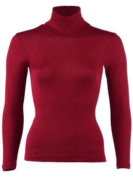 Engel natur Damen  Rolli Langarm Bio-Schurwolle/Seide von Engel natur