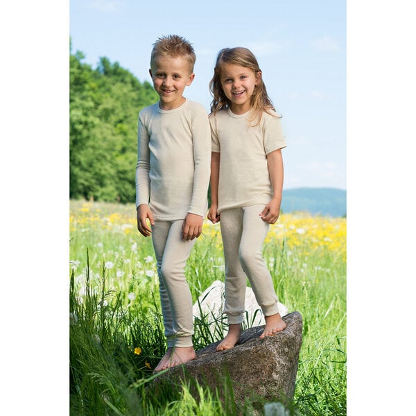 Engel natur Kinder Unterhose lang Schurwolle kbT von Engel natur