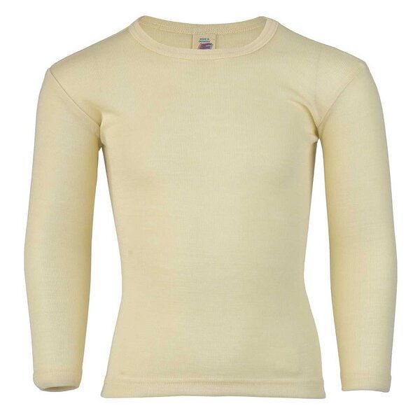 Engel natur Langarmshirt Kinder aus Merinowolle und Seide von Engel natur