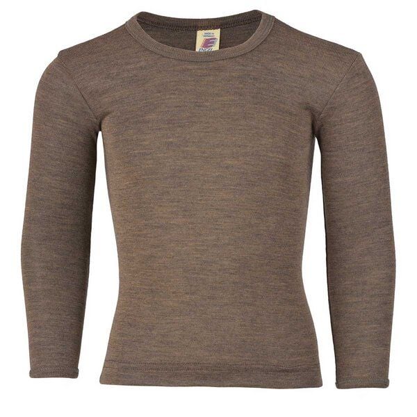 Engel natur Langarmshirt Kinder aus Merinowolle und Seide von Engel natur
