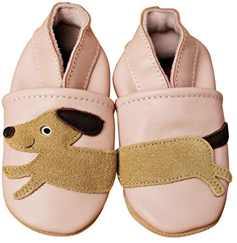 ENGEL + PIRATEN Krabbelschuhe Baby Leder Mädchen Jungen Babyschuhe Hausschuhe Kleinkind Weiche Lederschuhe Babyhausschuhe Lauflernschuhe Lederpuschen 18 19 20 21 22 23 24 25 26 EU von ENGEL + PIRATEN