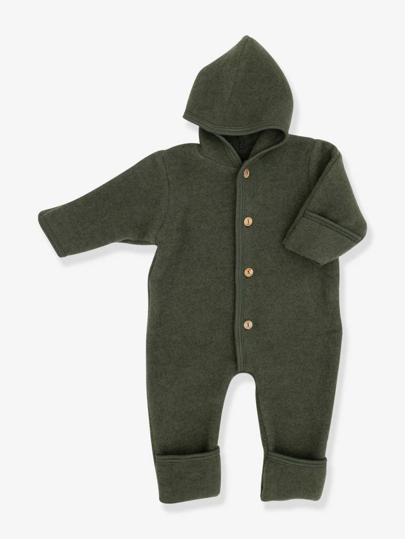 Baby Kapuzen-Overall aus Schurwolle von Engel