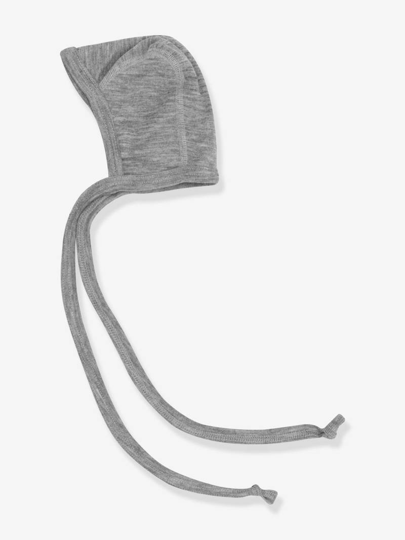 Baby Mütze aus Wolle/Seide mit Bindebändern ENGEL von Engel