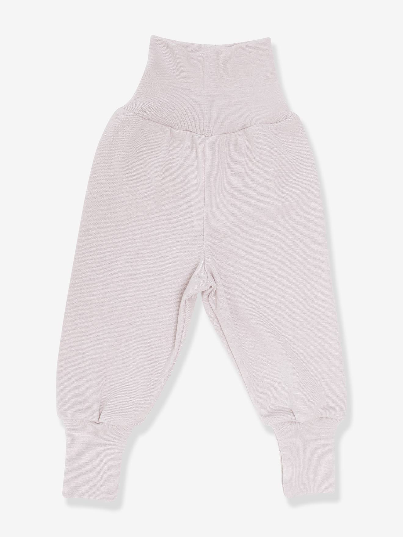 Baby Strickhose aus Wolle/Seide ENGEL hell von Engel