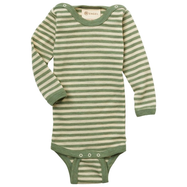 Engel - Baby-Body L/S mit Druckknöpfen auf den Schultern - Body Gr 86/92 oliv von Engel