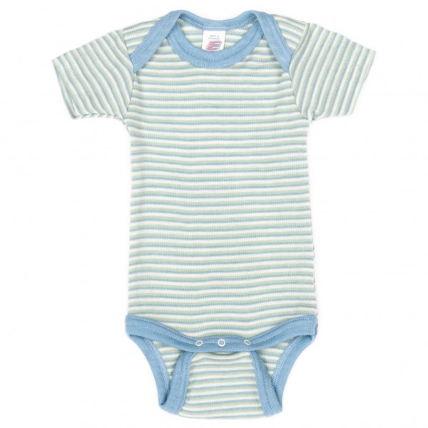 Engel - Baby-Body S/S - Merinounterwäsche Gr 50/56;62/68;86/92;98/104 beige von Engel