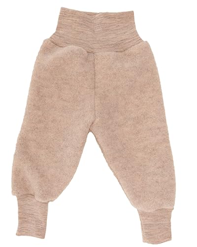 Engel Baby Hose Fleece, 100% Schurwole, Natur, Gr. 50/56-86/92, 3 Farben (Jaspis, 86-92) von Engel