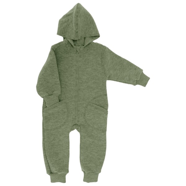 Engel - Baby-Overall mit Kapuze und Reißverschluss - Overall Gr 110/116 oliv von Engel