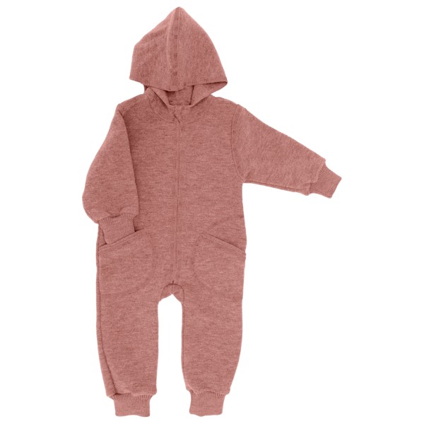 Engel - Baby-Overall mit Kapuze und Reißverschluss - Overall Gr 110/116 rosa von Engel