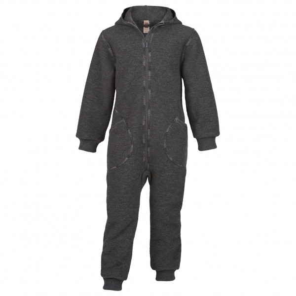 Engel - Baby-Overall mit Kapuze und Reißverschluss - Overall Gr 86/92 grau von Engel