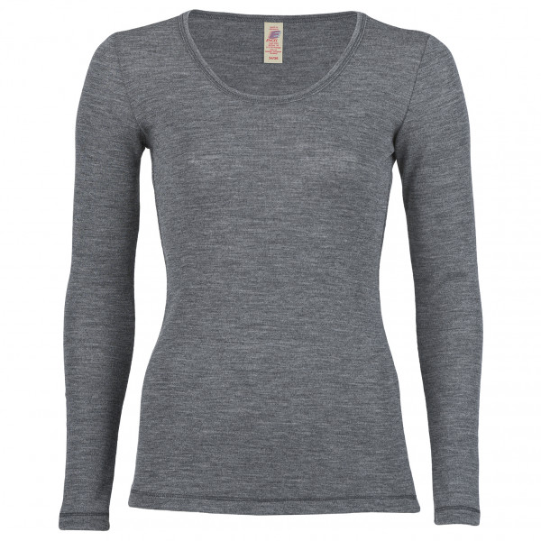 Engel - Damen-Shirt L/S - Alltagsunterwäsche Gr 38/40 grau von Engel