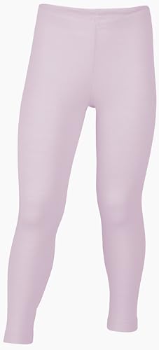 Engel Kinder Leggings Lange Unterhose 70% Bio Wolle, 30% Seide GOTS Zertifiziert (DE/NL/SE/PL, Numerisch, 128, Regular, Magnolie) von Engel