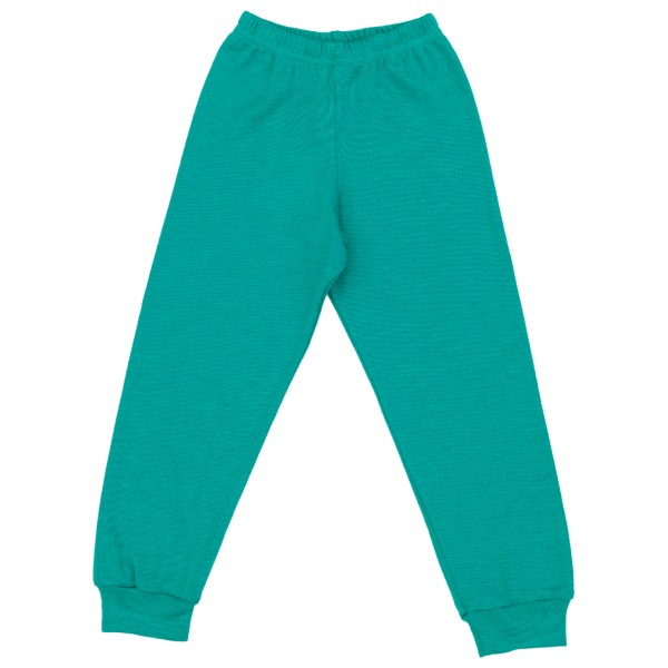 Engel - Kinder-Schlafanzughose - Merinounterwäsche Gr 140 türkis von Engel