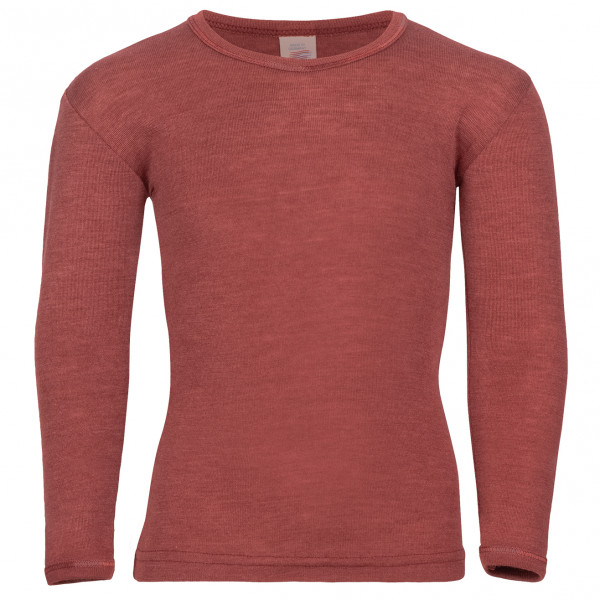 Engel - Kinder Unterhemd L/S - Merinounterwäsche Gr 104 rot von Engel