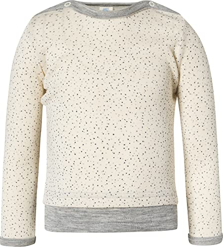 Engel Natur, Baby Pulli, 70% Wolle (kbT), 30% Seide (50/56, Natur (Bedruckt)) von Engel