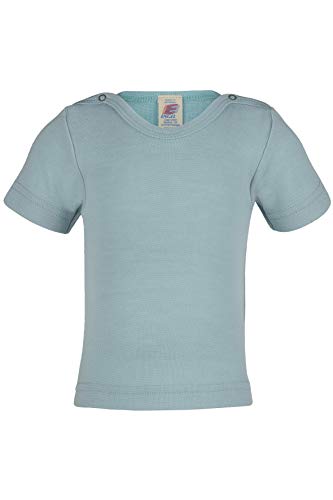 Engel Natur, Baby Shirt Kurzarm, 70% Wolle (kbT), 30% Seide (74-80) von Engel