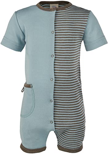 Engel Natur, Baby Spieler, 70% Wolle (kbT), 30% Seide (Gletscher/Walnuss, 74-80) von Engel