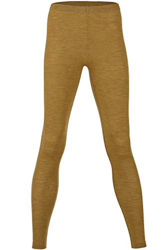 Engel Natur, Damen Leggings, 100% Wolle (kbT) (34-36, Safran) von Engel