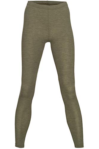 Engel Natur, Damen Leggings, Wolle Seide, Gr. 34-48 (34-36, Olive) von Engel