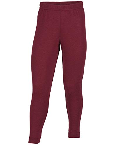 Engel Natur, Kinder Joggpants Feinripp, 70% Wolle (kbT), 30% Seide (104, Burgund) von Engel