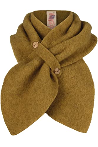 Engel Natur, Merino Kinder Fleece Steckschal, 100% Wolle (kbT) (Safran melange) von Engel