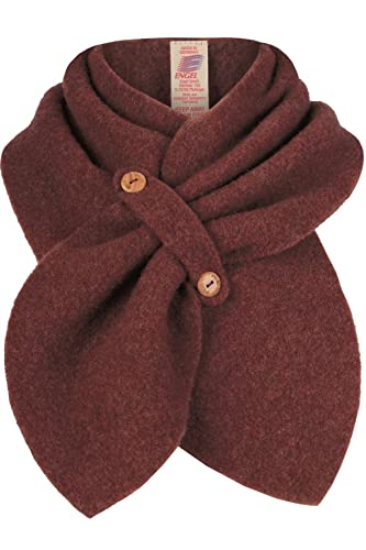 Engel Natur, Merino Kinder Fleece Steckschal, 100% Wolle (kbT) (Zimt melange) von Engel