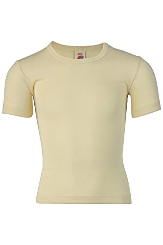 Engel Natur, Merino Kinder Unterhemd Kurzarm, 100% Wolle (kbT) (Natur, 104) von Engel Natur