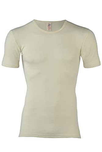 Engel Natur, Merino T-Shirt/Unterhemd Herren, 100% Wolle (kbT) (Natur, 46-48) von Engel