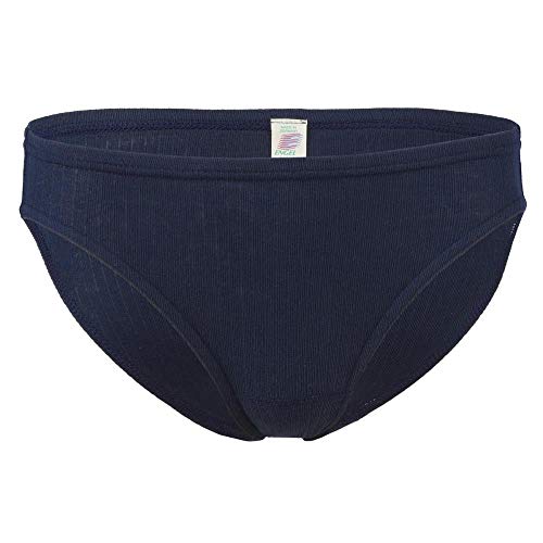 Engel Natur Damen Slip Nadelzug Reine Bio-Baumwolle, Indigo, Gr. 42/44 von Engel