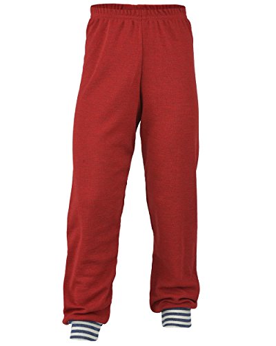 Engel Natur, Kinder Hose/Lange Unterhose, 100% Wolle (kbT) (104, Rot Melange) von Engel Natur