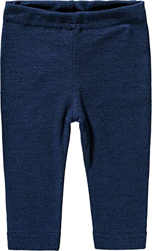 Engel Natur, Baby Leggings/Lange Unterhose, 70% Wolle (kbT), 30% Seide (62/68, Marine) von Engel