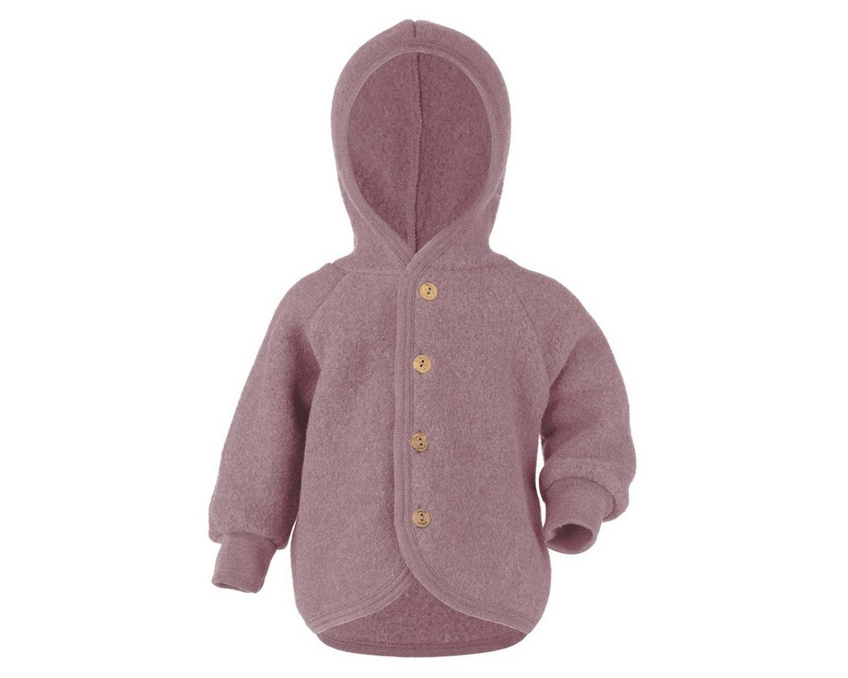 Engel Naturkleidung Walkjacke (1-St) Baby Fleece Jacke mit Kapuze aus Bio Schurwolle von Engel Naturkleidung