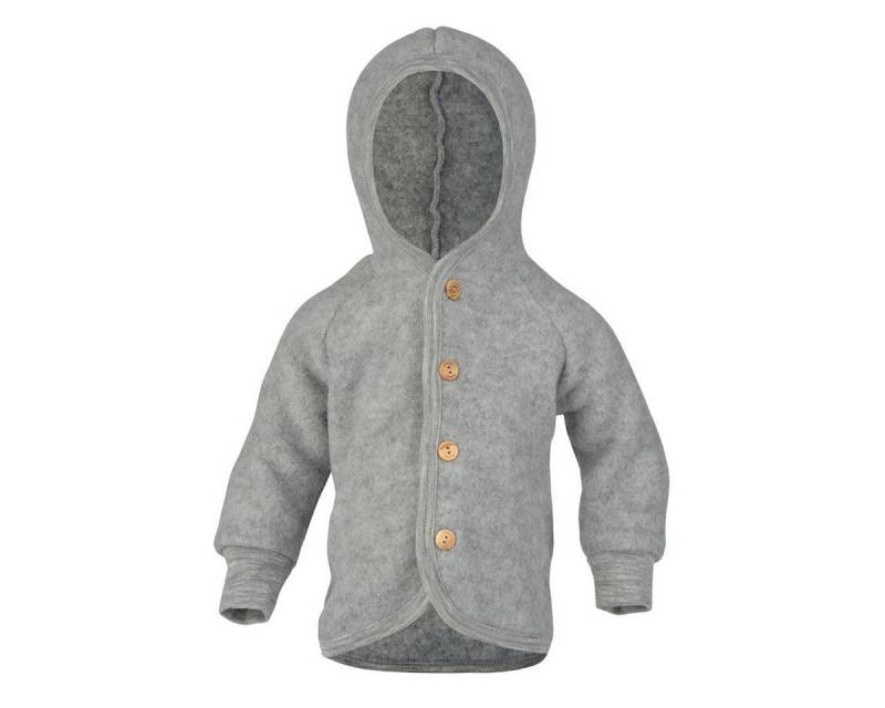 Engel Naturkleidung Walkjacke (1-St) Baby Fleece Jacke mit Kapuze aus Bio Schurwolle von Engel Naturkleidung
