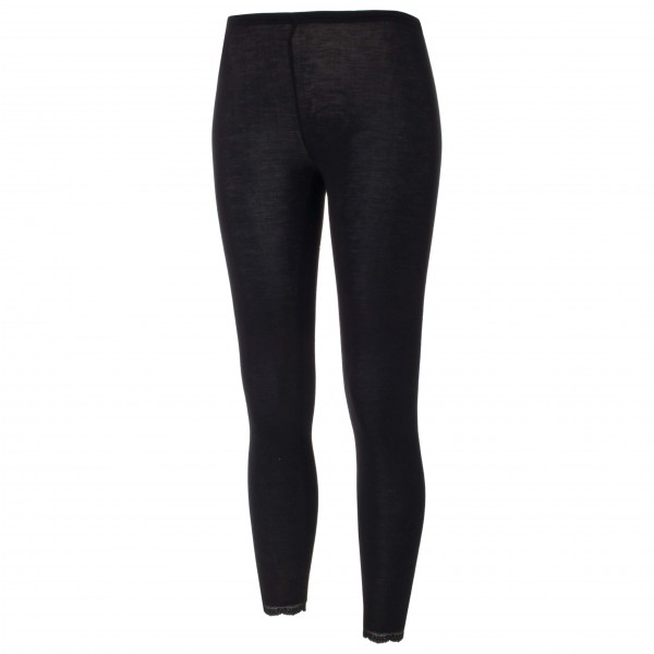 Engel - Women's Leggings mit Spitze - Merinounterwäsche Gr 34/36;38/40;42/44 schwarz von Engel