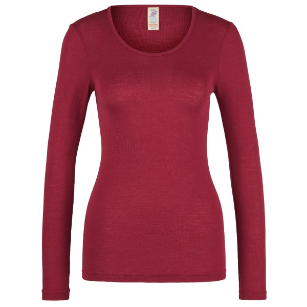 Engel - Women's Unterhemd L/S - Merinounterwäsche Gr 38/40 rot von Engel