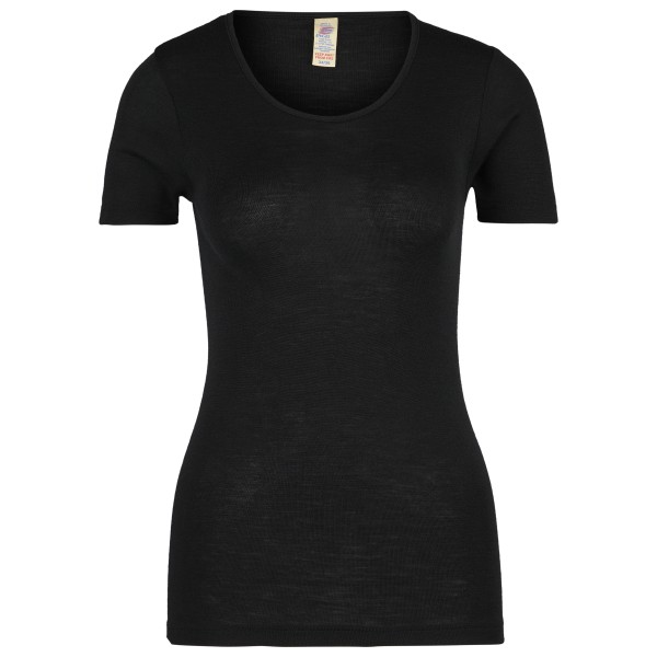 Engel - Women's Unterhemd S/S - Merinounterwäsche Gr 46/48 schwarz von Engel