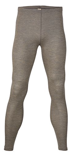 Herren Leggings, Wolle Seide, Engel Natur, 2 Farben (GOTS), Natur, 46/48 von Engel