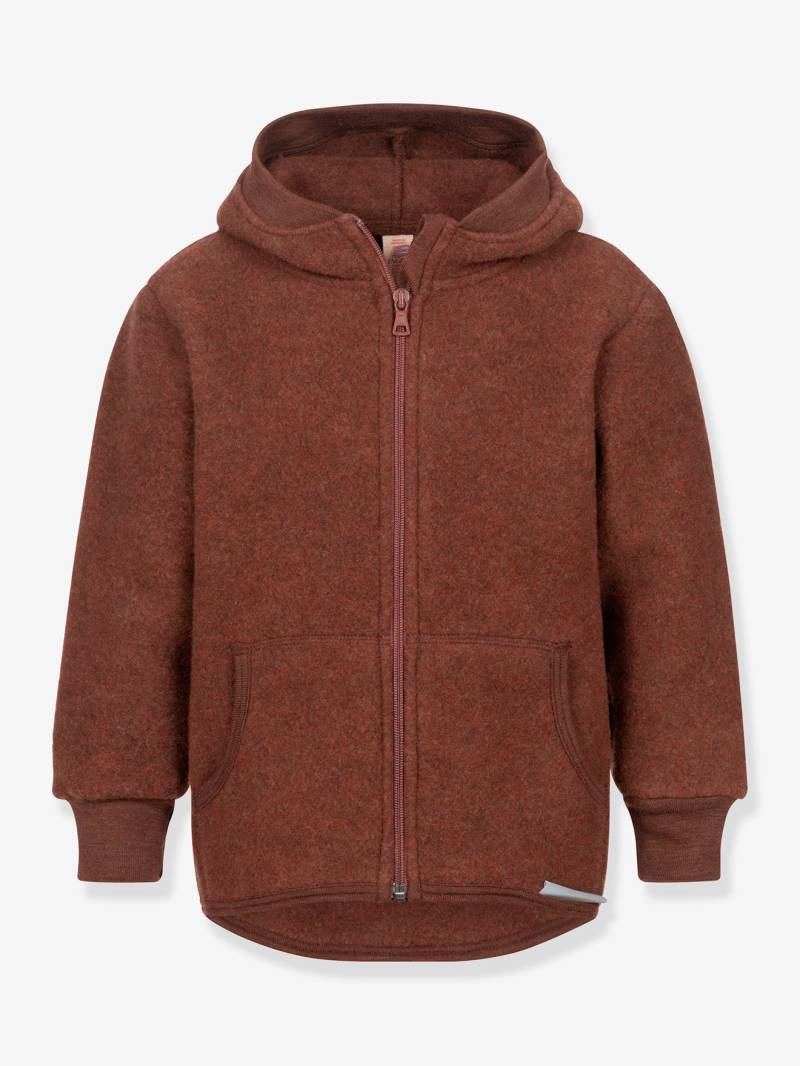 Kinder Fleecejacke aus Schurwolle mit Kapuze ENGEL zimt Kinder Fleecejacke aus Schurwolle mit Kapuze ENGEL zimt von Engel