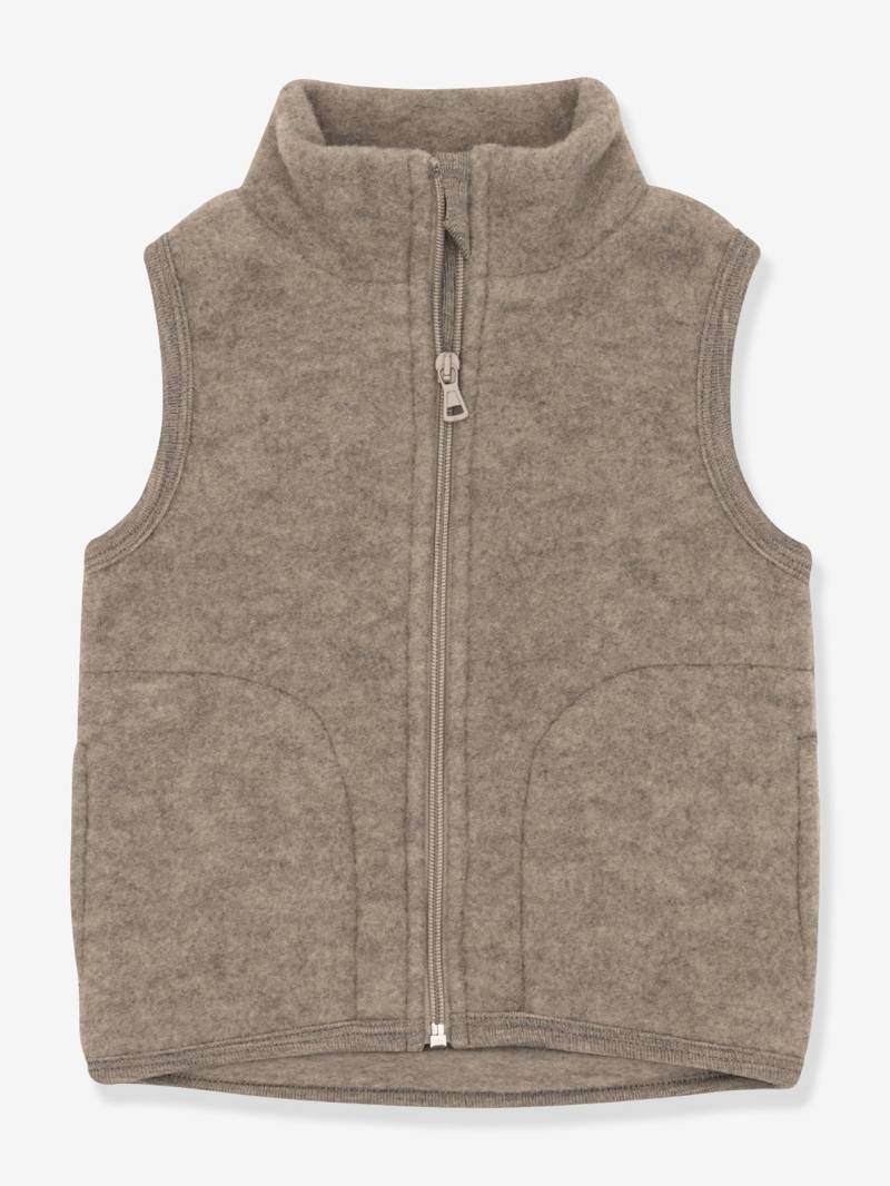 Kinder Fleeceweste aus Schurwolle ENGEL  meliert von Engel