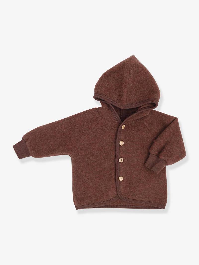 Kinder Kapuzenjacke aus Schurwolle ENGEL zimt Kinder Kapuzenjacke aus Schurwolle ENGEL zimt von Engel