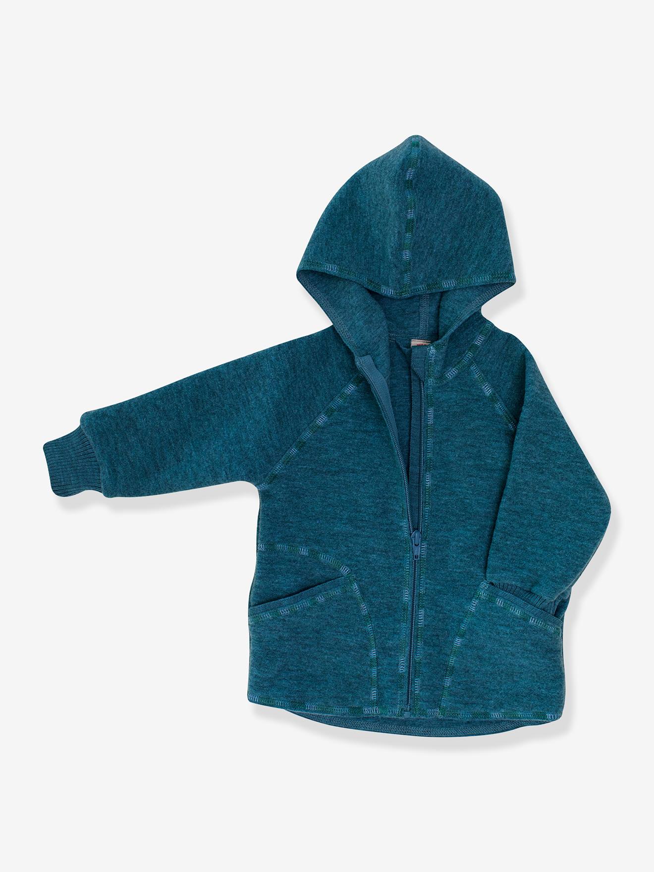 Kinder Kapuzenjacke aus Schurwolle von Engel